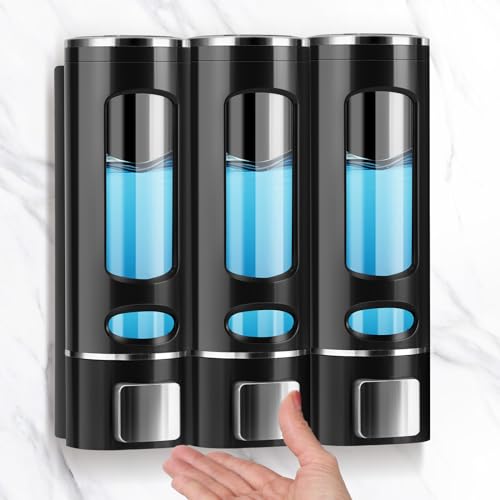 Dispensador de Sabonete YUIRSHION 3 Unidades Yuirshion - Dosadores de sabão e loção - dispensador, sabonete, 400 ml, almofadas adesivas