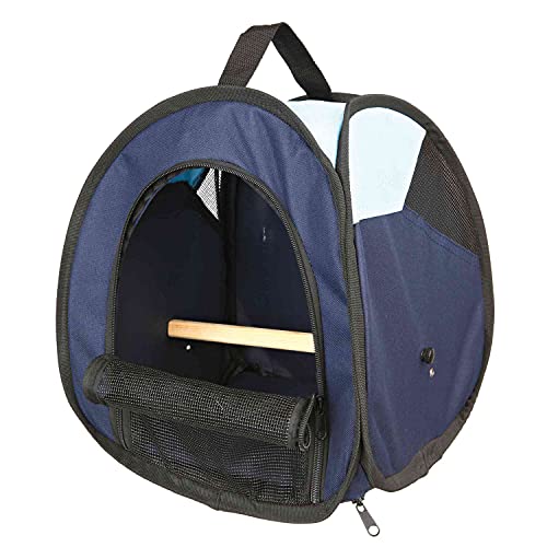 Transportadora para Aves TRIXIE 1200-01 TRIXIE - Gaiolas e suportes para pássaros - poliestireno, azul claro, azul escuro, 1 ano