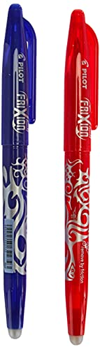 Esferográfica de Tinta Permanente PILOT Frixion Ball (Azul e Vermelho) Pilot - Canetas - tinta permanente, 0,7 mm, 0,4 mm, design ergonômico