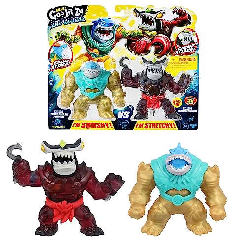 Figura de Ação MOOSE TOYS Heroes of Goo Jit Zu Hammerhook Deep Goo Sea 17126 - Bonecos de ação e brinquedo - ação, mar profundo, vilões submarinos, batalha