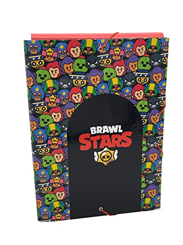 Bolsa de Papelaria CYP BRANDS Brawl Stars CYPBRANDS - Pastas Organizadoras - brawl stars, cartão rígido, resistente, guardar documentos