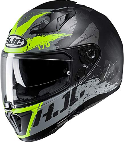 Capacete de Motociclista HJC I70 RIAS (L) HJC - Equipamento de proteção individual (epi) - integral, hjc, preto, poliuretano, proteção auditiva