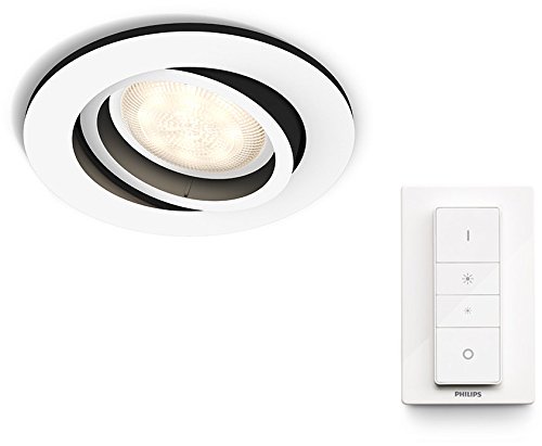 Foco PHILIPS Hue Encastrável Milliskin Branco Philips - Luminárias Decorativas - branco, led, encastrável, controle smartphone