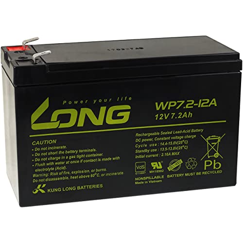 Bateria para Chopper KUNGLONG WP7.2-12A F2 VDS POWERY - Baterias - bateria, chopper, kunnglong, wp7.2-12a f2 vds
