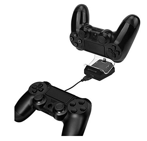 Carregador de Bateria GIOTECK DC4PS4-11-MU Gioteck - Adaptadores de energia e carregadores - 2 comandos, usb, compacto, porta USB