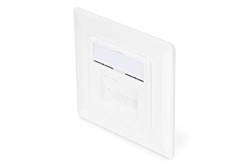 Digitus DN-9007-1 tomada 2 x RJ-45 Branco (Electricidade e Domótica) Digitus - Tomadas de telefone e dados - tomada, rj-45, branco