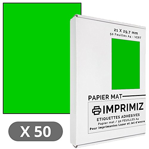 Etiquetas Adesivas SPC Laser Neon (A4 - Verde) Imprimiz - Papel de impressora e copiadora - etiquetas adesivas, spc laser neon, a4, verde, alta qualidade, impressão laser