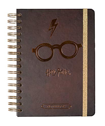 Caderno ERIK EDITORES Harry Potter (A5) Grupo Erik - Cadernos e bloco de notas - A5, Harry Potter, Mapa do Merodeador, gradação cinzenta