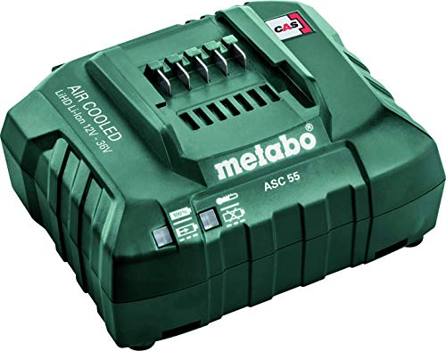 Carregador de Bateria Metabo ASC 55 | Azul, Amarelo metabo - Carregadores de bateria de uso geral - interior, Li-Ion, 3.0A, air cooled