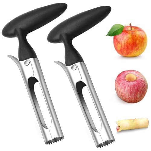 Descascar Diompirux 2 Peças Corações de Maçã Diompirux - Descascadores e descarochadores de alimentos - metal, 2 peças, maca, descascar