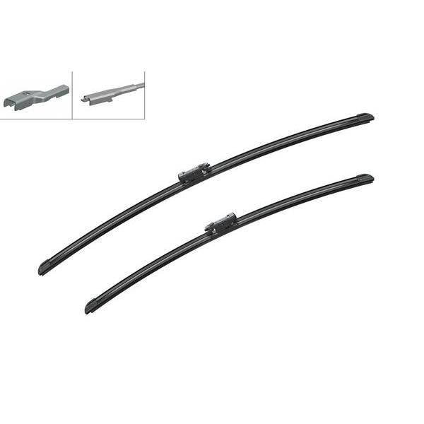Conjunto de 2 Escovas Limpa-Para-Brisas BOSCH A965S Bosch - Peças e acessórios para janelas de veículos automotores - 2 escovas, limpa para-brisa, preto amarelo, plástico