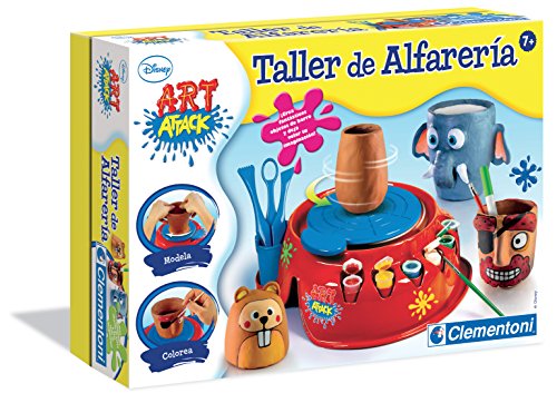 Kit de Artesanato CLEMENTONI 65495-6 (8 anos) CLEMENTONI - Instrumentos de escrita e desenho - tornório elétrico, acessórios, pinturas, pincel