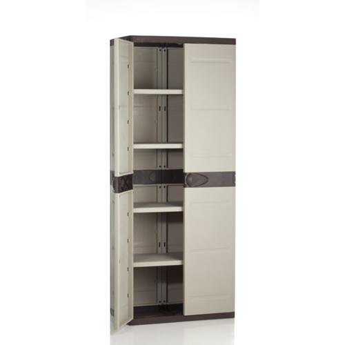 Armário de Cozinha PLASTIKEN M282966 | Branco Plastiken - Armários de cozinha - resina, 2 portas, 1 prateleira, branco