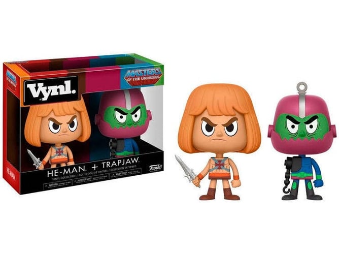 Figura FUNKO Vinyl Masters Of The Universe: MOTU-He Man & Trap Jaw Funko - Bonecos de ação e brinquedo - figura, funko, vinyl, masters of the universe, he-man, trap jaw