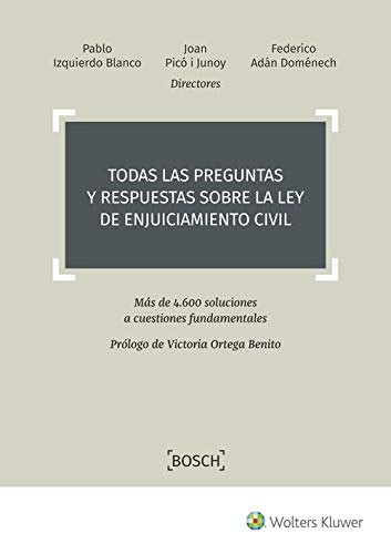 Livro Todas Las Preguntas Y Respones Sobre La Ley De Enjuiciamie BOSCH EDITORIAL - Livros - livro, preguntas, respostas, ley de enjuiciamiento