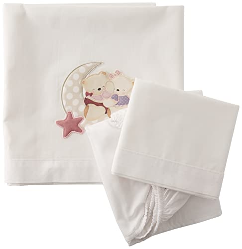 Lençol de Cama Interbaby 100% Algodão (70 x 140 cm) Mindoo - Lençóis - 100% algodão, 70x140 cm