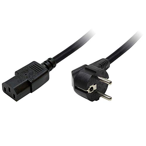 Cabo de Alimentação LOGILINK (1.8 m - Preto) Logilink - Adaptadores de energia e carregadores - 1.8m, preto, schuko, c13