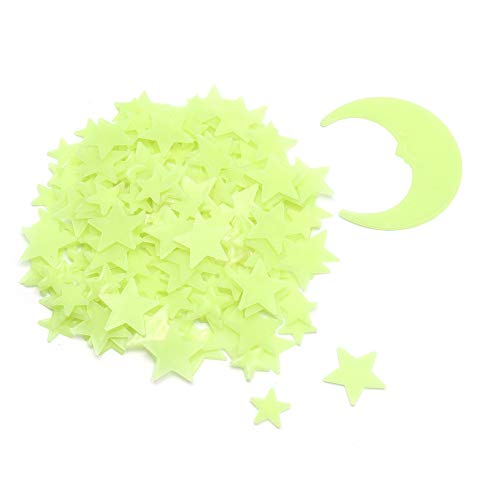 Autocolantes Decorativos YMAI 201 (3 anos) Y-Mai - Decalques de decoração para casa - autocolantes decorativos, estrelas grandes, estrelas pequenas, lua, adesivo removível