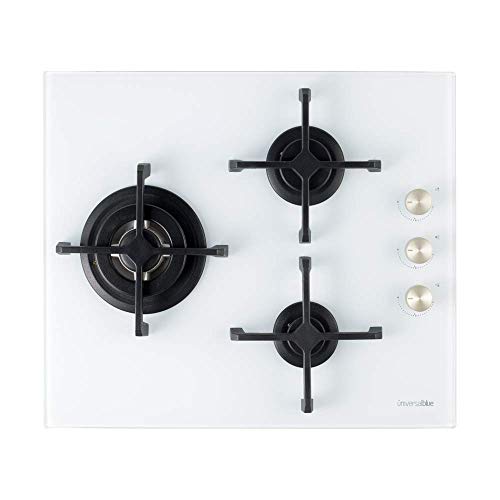 Placa de Gás Universalblue 3 Queimadores 6200W UNIVERSALBLUE - Eletrodomésticos de cozinha - gás, 3 queimadores, 6200W