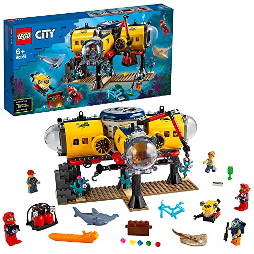 LEGO City - Base de Exploracao do Oceano - 60265 (Idade Mínima: 4) LEGO - Blocos de encaixe - lego city, base oceano, exploração, 4 anos
