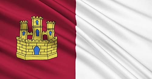 Bandeira DURABOL Espanha (Branco e Azul - 60 x 90 cm) Durabol - Bandeiras e cataventos - branco, azul, 60x90 cm
