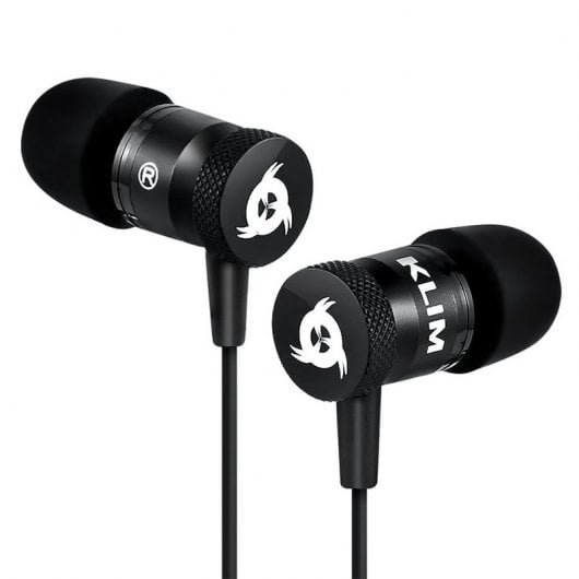 Auriculares com Fio KLIM Fusion (In Ear - Preto) KLIM - Fones de ouvido e headsets - in ear, preto, confortáveis, qualidade de áudio