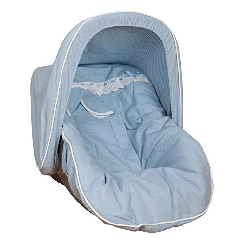 Colchão de Pernas para Bebé BABYLINE (Branco) Babyline - Acessórios para cadeirinhas de bebê - 3 posições ajustáveis, confortável, fácil de limpar, poliéster