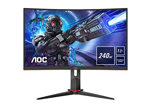 Monitor Gaming Curvo AOC C32G2ZE/BK (31.5'' - 1 ms - 240 Hz) AOC - Monitores de computador - curvo, 31.5 polegadas, 240 Hz, 1 ms