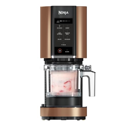Ninja Creami NC300EUCP máquina de gelados e sorvetes Preto NINJA - Máquinas de fazer gelados - gelado, sorvete, preto, plástico