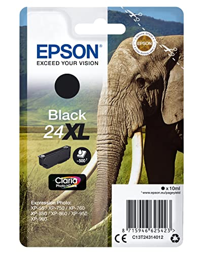 Epson Tinteiro Preto T2431 DURABrite Ultra Epson - Cartuchos de toner e jato de tinta - preto, DURABrite Ultra, jato de tinta, epson xp-750, epson xp-850