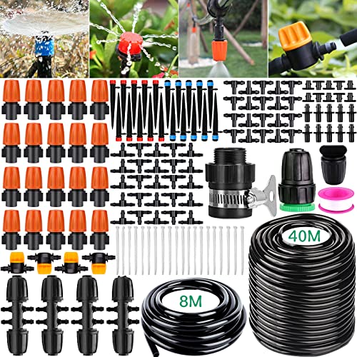 Sistema de Rega Frasheng com 40M + 8M Tubo de Gotas Frasheng - Mangueiras de jardim - frasheng, 40m, 8m, tubo de gotas
