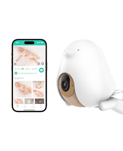 Cubo de Vigilância Ai Plus com Suporte para Bebé HABA CuboAi - Câmeras de vigilância - conforto, segurança, design moderno, suporte bebé