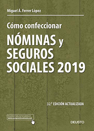 Livro Como Confeccionar Nominas Y Seguros Sociales 2019 de José María García De Prado (Espanhol) Deusto - Livros - livro, confeccionar nominas, seguros sociales, josé maría garcía de prado