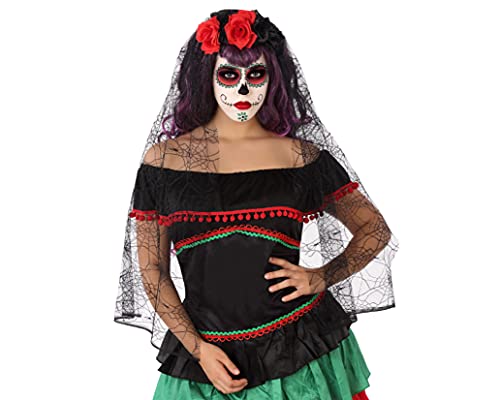 Fato de Mulher ATOSA Los Muertos (Tam: 40) ATOSA - Brincadeira de faz de conta - fato, mulher, atosa, los muertos, diadema, banda