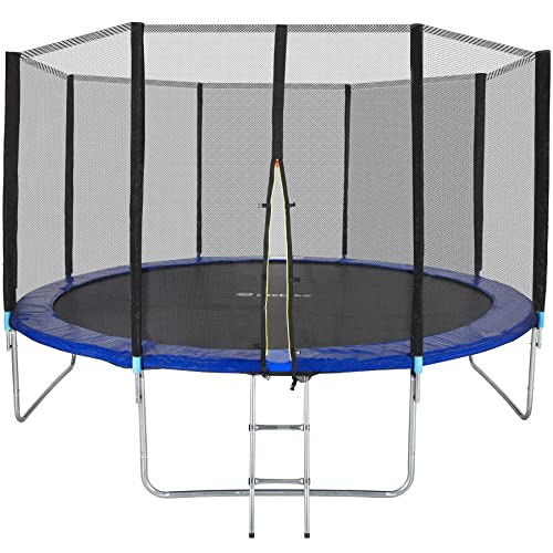 Trampolim TECTAKE (Castanho - Aço - 252x252x280 cm) TecTake - Trampolins - castanho, aço, 252x252x280 cm