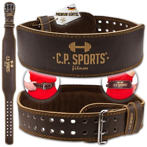 Faixa para Musculação C.P. SPORTS (Preto) C.P. Sports - Cintos de levantamento de peso - musculação, preto