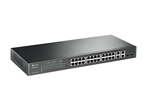 Switch TP-LINK T1500-28PCT (24 Portas Gigabit - 1U) TP-Link - Concentradores e comutadores - 24 portas, gigabit, 1u