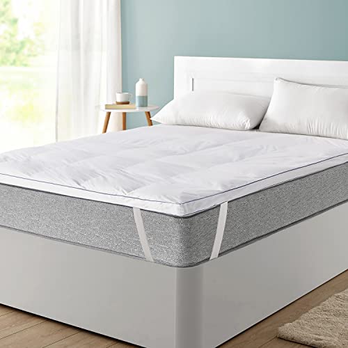Topper PIKOLIN HOME Confort (Plumas - 200 x 200 cm) PIKOLIN HOME - Protetores de Colchão - plumas, conforto, acolhimento, downproof