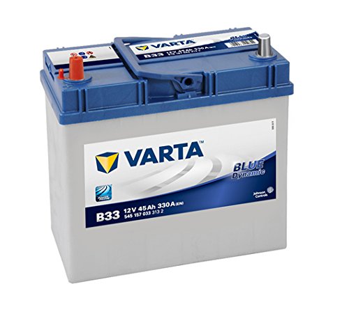 Bateria Varta Auto B33 (12V - 45Ah - 330A) Varta - Sistemas elétricos e de potência de veículos automotores - bateria, varta auto b33, 12V, 45ah, 330cca, automóvel