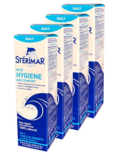 Stérimar Hygiene of Nose Set of 4 x 100ml Stérimar - Medicamentos e drogas - 100ml, micro difusão, hidratação, limpeza nasais