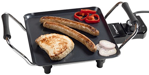 Grelhador de Contacto Bestron ABP600 | Aço inoxidável, Preto (Preparação de Alimentos a Quente) Bestron - Torradeiras e grelhadores - antiaderente, regulador de temperatura, pés antiderrapantes