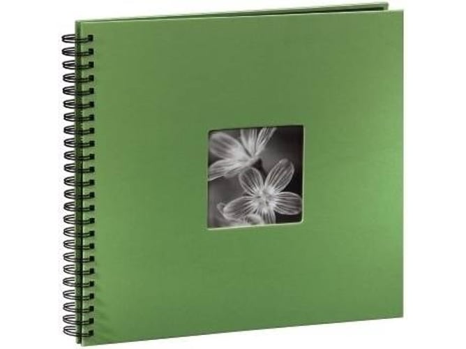 Álbum de Fotografias HAMA Fine Art (Verde - 30x35 cm) Hama - Álbuns de fotos - espiral, 30x35 cm, capa rígida, fecho metálico