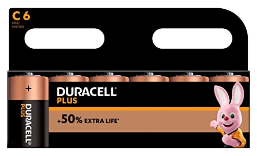 Pilhas Não Recarregáveis DURACELL C6 (6 unidades) Duracell - Baterias de uso geral - pilhas, não recarregáveis, duracell, C6, 1,5v