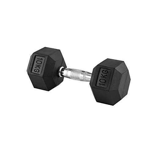 Barra de Pesos Hexagonal com Punho de Aço e Revestimento de Silicone LAZY SPORTS LAZY SPORTS - Levantamento de peso - peso, hexagonal, aço, silicone