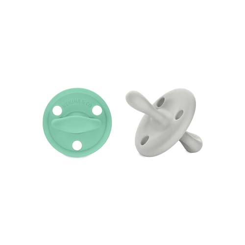 Chupeta DIAMOND BABY Diamond (2 Un) (0-6 meses) Nenina & Co - Cuidados com a higiene oral - silicona, tetina fisiológica, sem BPA, sem PVC, sem ftalatos
