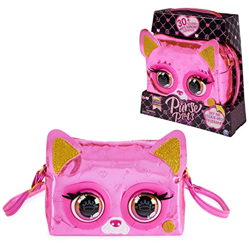 Bolsa de brinquedos para crianças SPIN MASTER Purse Pets Metallic Magic Frenchie Spin Master - Bolsas - brinquedo, crianças, metallic, frenchie