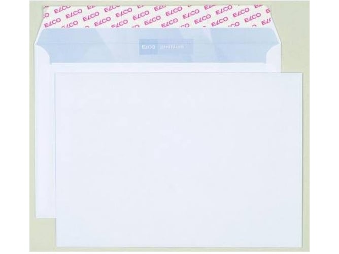 Envelopes ELCO Premium Optifix C5 229 x 162/36 mm Branco Elco - Envelopes - C5, branco, 80g/m², 229x162mm