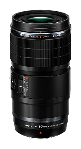 Objetiva OLYMPUS 90MM F3.5 MACRO IS PRO (Encaixe: Micro 4/3 - Abertura: f/22 - f/3.5) OM SYSTEM - Lentes de câmera - macro, f3.5, micro four thirds, 90mm
