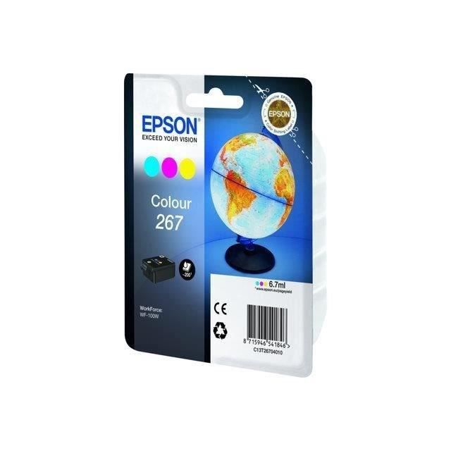 Tinteiro EPSON 267 Amarelo, Ciano, Magenta Epson - Cartuchos de toner e jato de tinta - amarelo, ciano, magenta, wf-100w