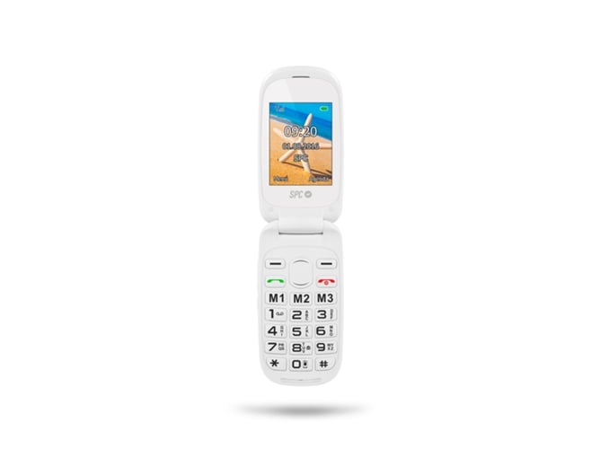 Telemóvel SPC Harmony (2.4'' - 2G - Branco) SPC - Telemóveis - 2.4, 2G, rádio FM, câmara